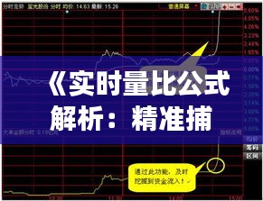 《實(shí)時量比公式解析：精準(zhǔn)捕捉市場脈搏的關(guān)鍵》