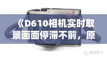《D610相機實時取景畫面停滯不前，原因及解決方法大揭秘！》