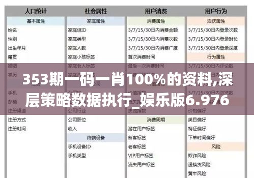 353期一碼一肖100%的資料,深層策略數(shù)據(jù)執(zhí)行_娛樂(lè)版6.976