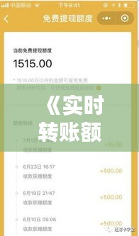 《實時轉(zhuǎn)賬額度提升：便捷與風險并存解析》