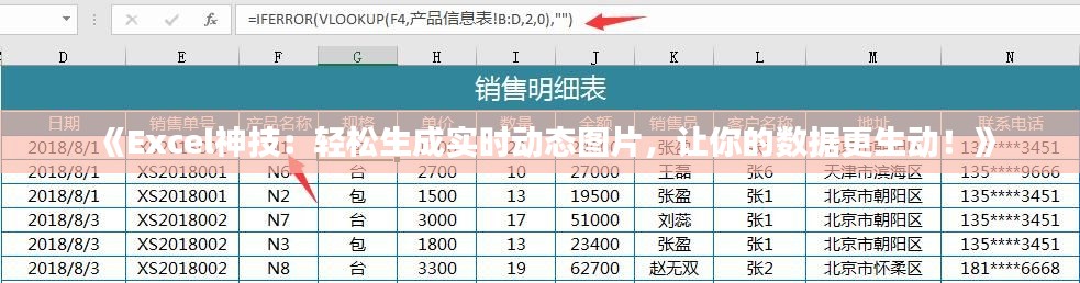 《Excel神技：輕松生成實(shí)時(shí)動(dòng)態(tài)圖片，讓你的數(shù)據(jù)更生動(dòng)！》