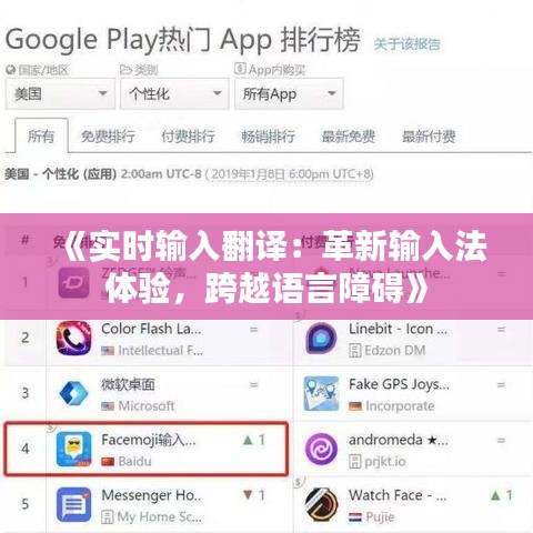 《實時輸入翻譯：革新輸入法體驗，跨越語言障礙》