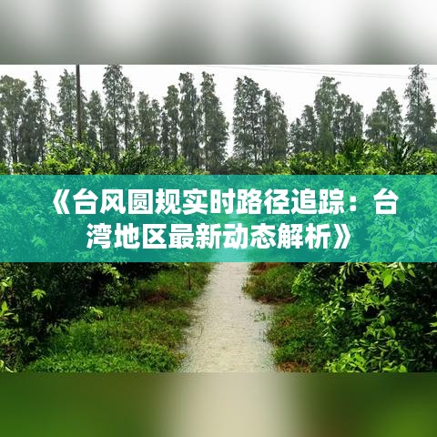 《臺(tái)風(fēng)圓規(guī)實(shí)時(shí)路徑追蹤：臺(tái)灣地區(qū)最新動(dòng)態(tài)解析》