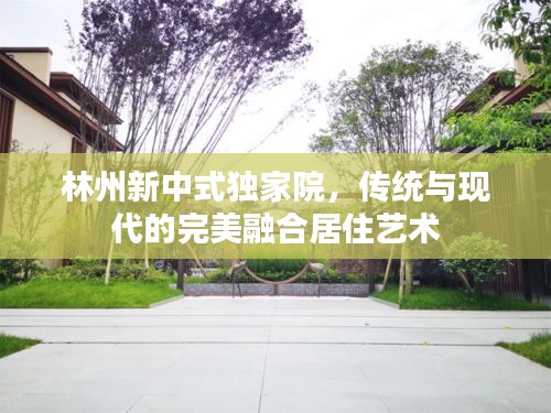 林州新中式獨家院，傳統(tǒng)與現代的完美融合居住藝術