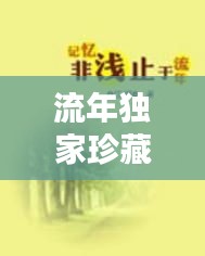流年獨(dú)家珍藏的記憶瞬間