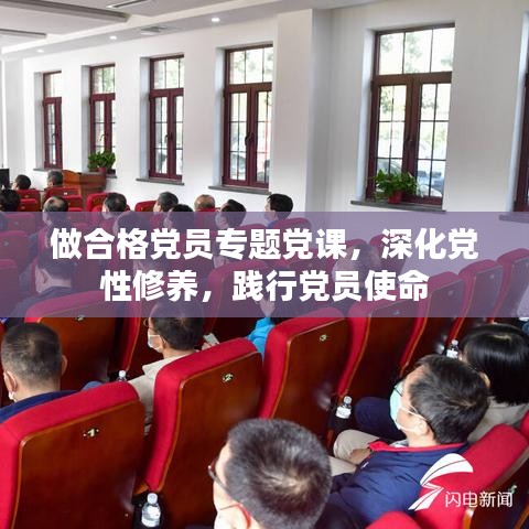 做合格黨員專題黨課，深化黨性修養(yǎng)，踐行黨員使命