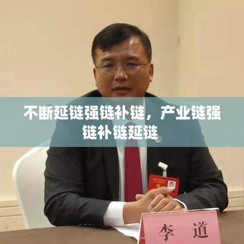 不斷延鏈強(qiáng)鏈補(bǔ)鏈，產(chǎn)業(yè)鏈強(qiáng)鏈補(bǔ)鏈延鏈 
