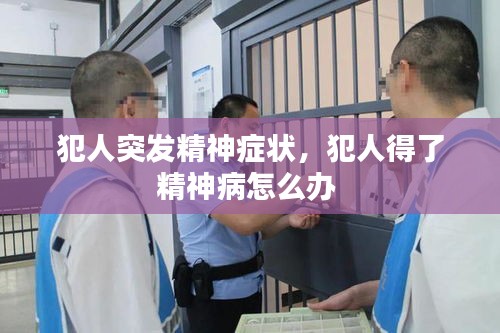犯人突發(fā)精神癥狀，犯人得了精神病怎么辦 