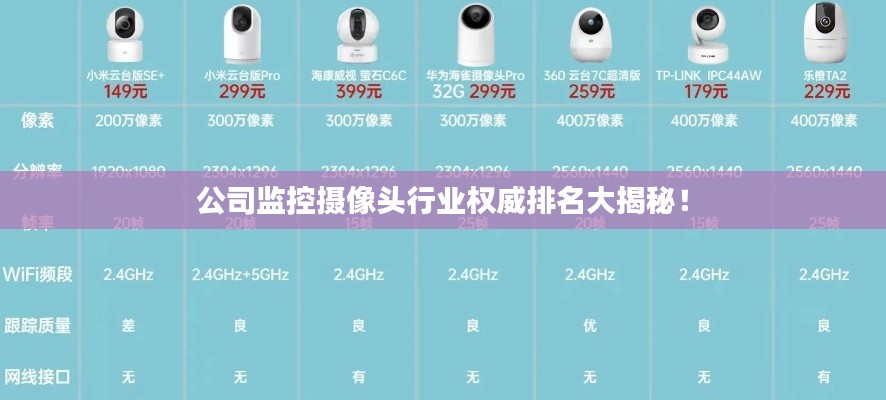 公司監(jiān)控攝像頭行業(yè)權威排名大揭秘！