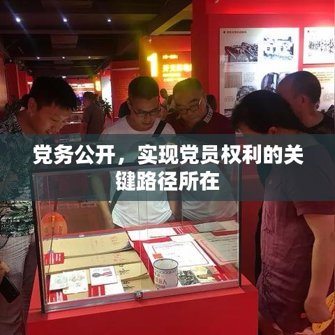 黨務(wù)公開，實(shí)現(xiàn)黨員權(quán)利的關(guān)鍵路徑所在