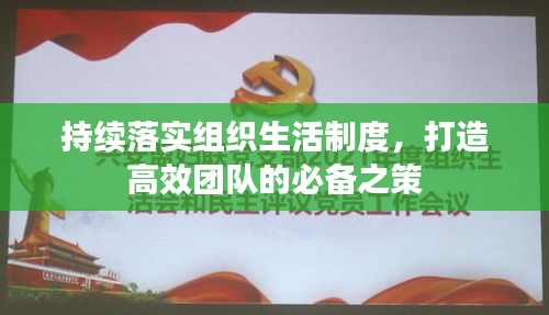 持續(xù)落實(shí)組織生活制度，打造高效團(tuán)隊(duì)的必備之策
