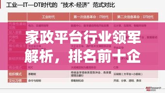 家政平臺(tái)行業(yè)領(lǐng)軍解析，排名前十企業(yè)深度解讀！