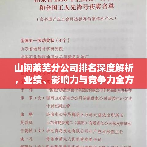 山鋼萊蕪分公司排名深度解析，業(yè)績(jī)、影響力與競(jìng)爭(zhēng)力全方位剖析