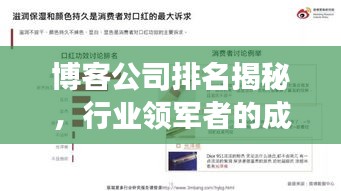 博客公司排名揭秘，行業(yè)領(lǐng)軍者的成功秘訣