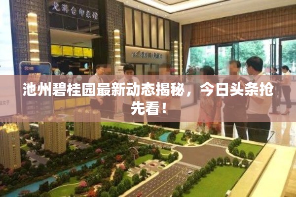 池州碧桂園最新動(dòng)態(tài)揭秘，今日頭條搶先看！