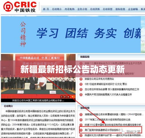 新疆最新招標公告動態(tài)更新
