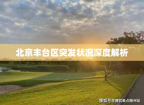 北京豐臺區(qū)突發(fā)狀況深度解析