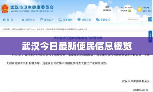 武漢今日最新便民信息概覽