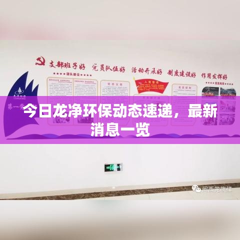 今日龍凈環(huán)保動態(tài)速遞，最新消息一覽