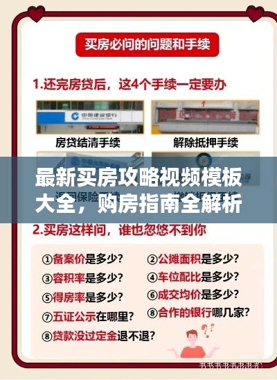 最新買房攻略視頻模板大全，購房指南全解析