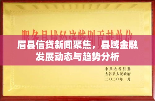 眉縣信貸新聞聚焦，縣域金融發(fā)展動(dòng)態(tài)與趨勢(shì)分析