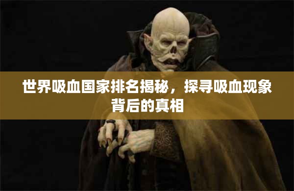 世界吸血國家排名揭秘，探尋吸血現(xiàn)象背后的真相