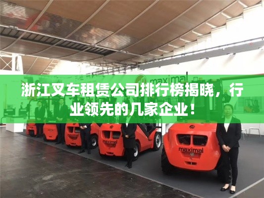 浙江叉車租賃公司排行榜揭曉，行業(yè)領(lǐng)先的幾家企業(yè)！