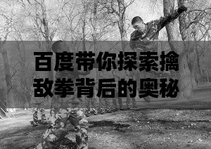 百度帶你探索擒敵拳背后的奧秘！