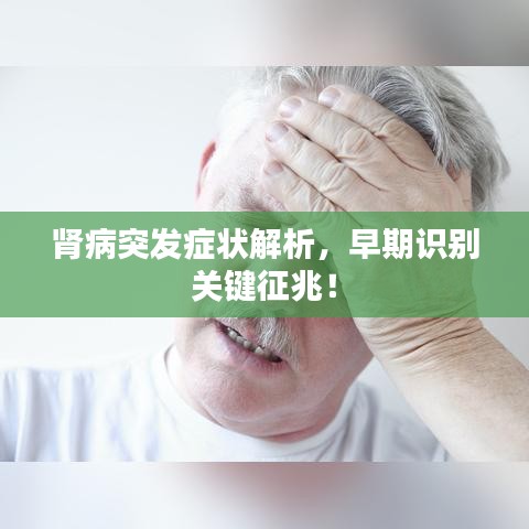 腎病突發(fā)癥狀解析，早期識(shí)別關(guān)鍵征兆！