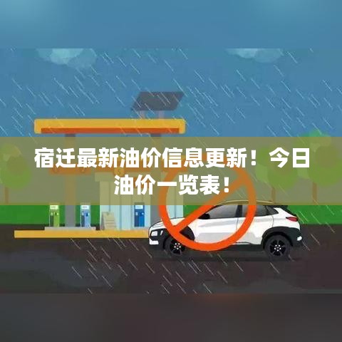 宿遷最新油價信息更新！今日油價一覽表！