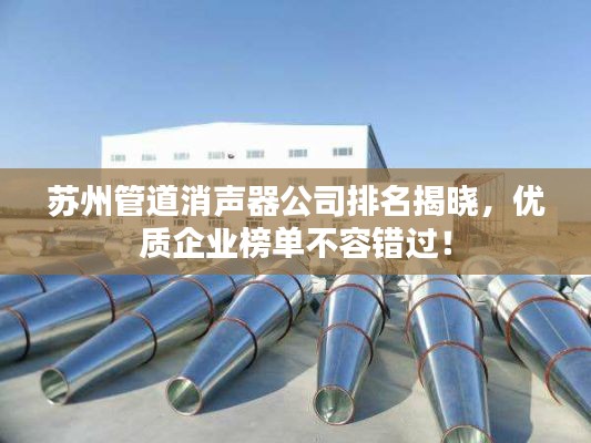 蘇州管道消聲器公司排名揭曉，優(yōu)質企業(yè)榜單不容錯過！