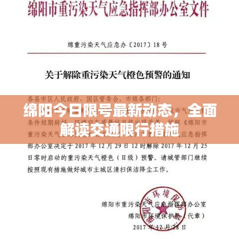 綿陽今日限號最新動態(tài)，全面解讀交通限行措施