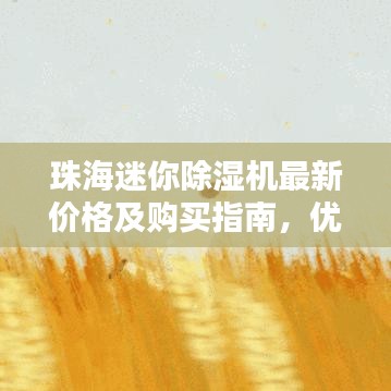 珠海迷你除濕機(jī)最新價(jià)格及購買指南，優(yōu)惠折扣一網(wǎng)打盡！