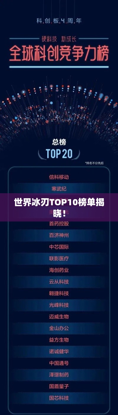 世界冰刃TOP10榜單揭曉！