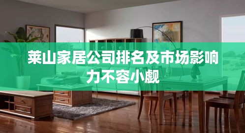 萊山家居公司排名及市場(chǎng)影響力不容小覷