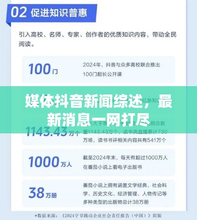 媒體抖音新聞綜述，最新消息一網打盡