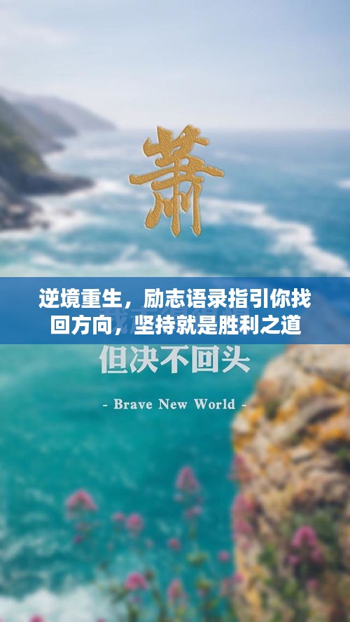 逆境重生，勵(lì)志語(yǔ)錄指引你找回方向，堅(jiān)持就是勝利之道