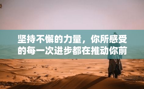 堅(jiān)持不懈的力量，你所感受的每一次進(jìn)步都在推動(dòng)你前行