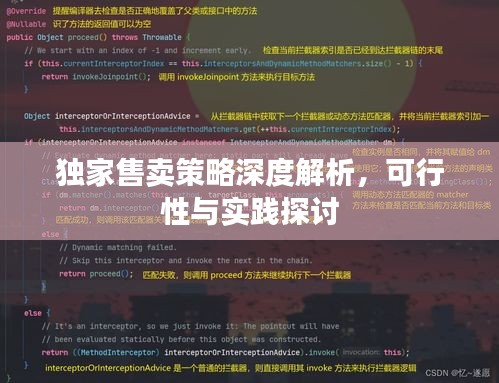 獨(dú)家售賣(mài)策略深度解析，可行性與實(shí)踐探討